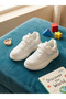 Unisex Children's White Summer Anti-Sweat Anti-Slip Anti-Odor Full Orthopedic Style Walking Shoes - 4