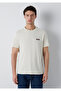 Printed Ecru T-Shirt Regular Fit / Normal Cut 0613668-81202 - 3