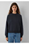 Navy Blue Basic Sweatshirt 1S10578-70499 - 3