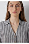 Striped Brown Blouse 122400-85431 - 6