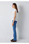 Buttoned Ecru T-Shirt Regular Fit / Normal Cut 1614132-70057 - 4