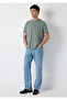 Khaki Basic T-Shirt Regular Fit / Normal Cut 0612736-80692 - 2