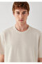 Beige Basic T-Shirt Loose Fit / Comfortable Loose Cut 0613624-70144 - 7