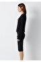 Black Knitwear with Lace Detail Boxy Fit 1710954-900 - 4