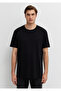 Black Black Basic T-Shirt Regular Fit / Normal Cut 0613525-900 - 3