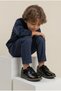 Daily Boys' Black Patent Leather Velcro Non-Slip Stitched Sole Circumcision Wedding School Shoes 06 - 4