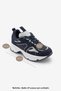 Women's Sneaker High Thick Sole Multi-Piece Lace-Up Sports Shoes Merita Navy Blue - 9