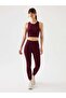 Vella High Waist Comfort Leggings Burgundy