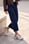 Women's Sneakers High Thick Sole Multi-Part Lace-Up Sneakers Vader Ecru - 2