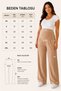 Women's High Waist Pleated Hidden Pocket Relaxed Fit Wide Leg Maternity Pants - 8