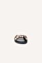 X DINA SAADI WANDA BOW WIDE - FLATS-1BM - BLK MULTI-6.5 - 2