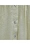 Dress with Partial Button Detail -Beige - 7