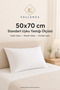 50X70 Micro Fabric Microfiber Pillow 800 Gr Silicone Fiber Filled Single Full Sleeping Pillow