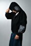 Black Widow Web Boxy Crop Men's Jacket Zip Hoodie - 5