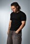 Black Crupt Essential Henley Men's T-Shirt - 4