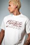 تي شيرت رجالي من BordoPure Chaos White Boxy Crop - 6
