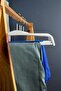 Wooden 8176 Barred Trouser Hangers White Color 50 Pieces - 5