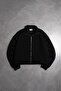 Black Concrete Zip Men's Jacket - 7