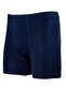 بوكسر رجالي من القطن باللون الأزرق الداكن عالي الجودة وخصر مطاطي طويل مكون من 3 قطع - 3