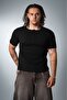 Black Crupt Essential Henley Men's T-Shirt