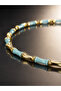 Silva Blue Pipe Bead Necklace - 2