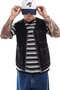 Multi-Pocket Men's Contrast Stitching Vest