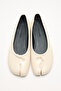 Ballet Flats 2516 - Toe-Loop Knot Detail Bone Women's Ballet Flats - 4