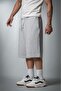 Gray Oversize Men's Shorts Us4356Gr - 2