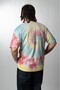Rainbow Tie Dye Oversize Men's T-Shirt Nf0695Ks - 5