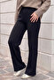Corded Black Knitwear Trousers - 2