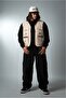 Beige Multi-Pocket Utility Cargo Men's Vest - 4