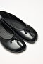 Ballet Flats 2516 - Toe-Loop Knot Detail Women's Black Ballet Flats - 5
