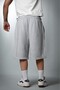 Gray Oversize Men's Shorts Us4356Gr - 4