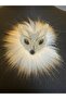 9x9 cm Furry and Stone Embellished Fox Emblem Applique - 2