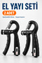 Comfortable 5-60 kg adjustable counter gym fitness exercise bow hand and wrist strengthener 2-pcs