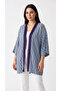 Navy Patterned Kimono