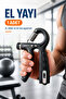Hand and Wrist Developer Adjustable Counter Hand Spring Muscle Building Resistance Band Push-Up Bar