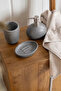 Travertine 3 Piece Bathroom Accessory Set Anthracite