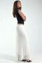 High Waist Lace Long Skirt - 4