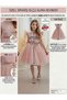 Girl's Pearls Ruffle Sleeve Dress Graduation Birthday Special Occasion Evening Dress - 4