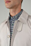 Beige Regular Fit Trench Coat - 3
