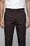 Brown Pocket Zippered Classic Sports Trousers - 5