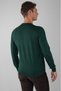 Men's Green Crew Neck Wool Knitwear - 2