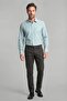 Mint Green Regular Fit Cotton Sport Collar Shirt - 4