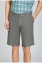Green Linen Viscose Bermuda Shorts with Pockets - 4