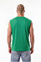 Men's Oversize Crew Neck Basic Undershirt Bright Green - 3