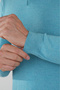 Mint Green Green Wool Buttoned Polo Collar Knitwear - 4
