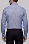 Navy Blue Regular Fit Pocketless Classic Long Collar Shirt - 2