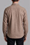 Studio Men's Long Sleeve Double Pocket Lumberjack Shirt Camel - 2