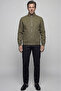 Khaki Summer Linen Men's Coat - 4